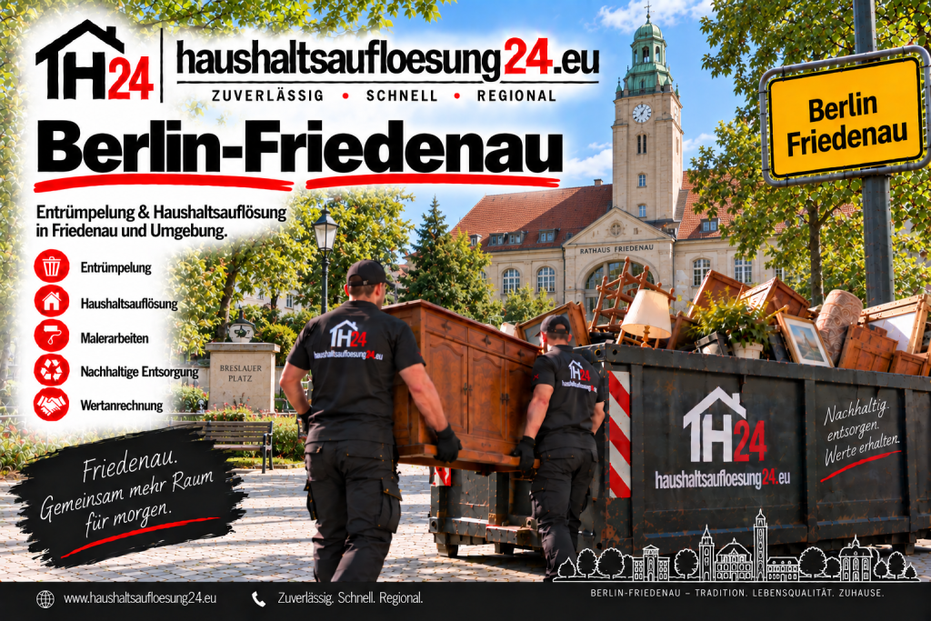 Illustratives Stadtmotiv Berlin-Friedenau zur Haushaltsauflösung und Entrümpelung