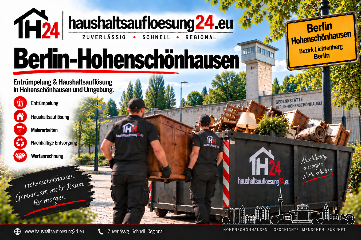 Illustratives Motiv Berlin-Hohenschönhausen zur Haushaltsauflösung und Entrümpelung