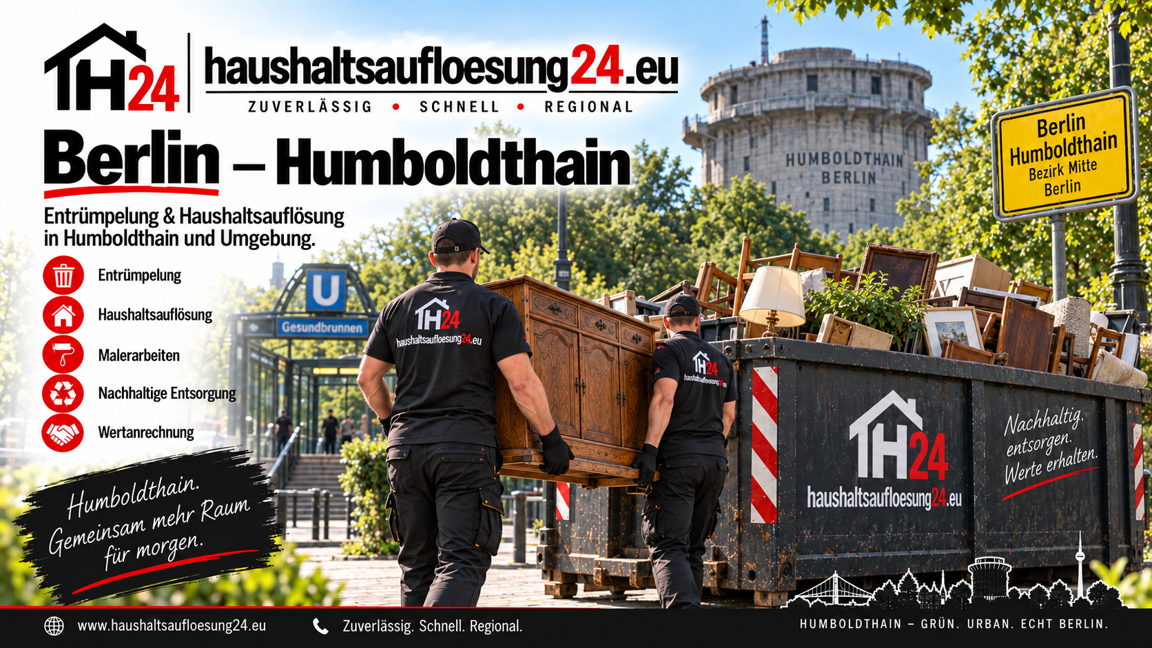 Illustratives Humboldthain-Motiv für Haushaltsauflösung und Entrümpelung in Berlin