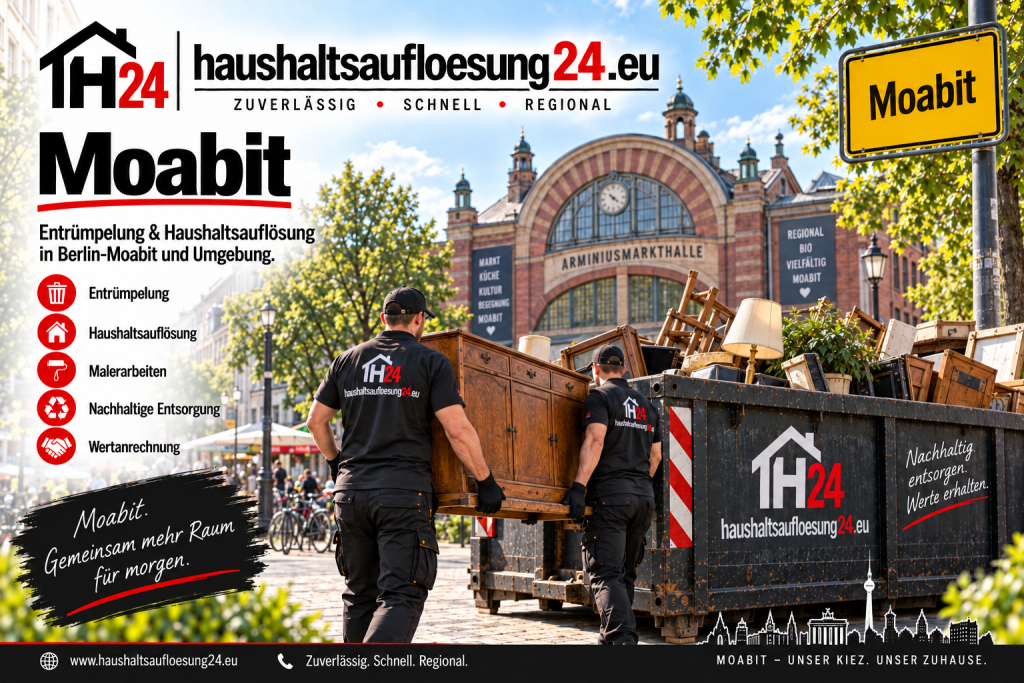 BerlinMoabit Haushaltsauflösung24 Gestaltetes Berlin-Moabit-Motiv zur Haushaltsauflösung und Entrümpelung