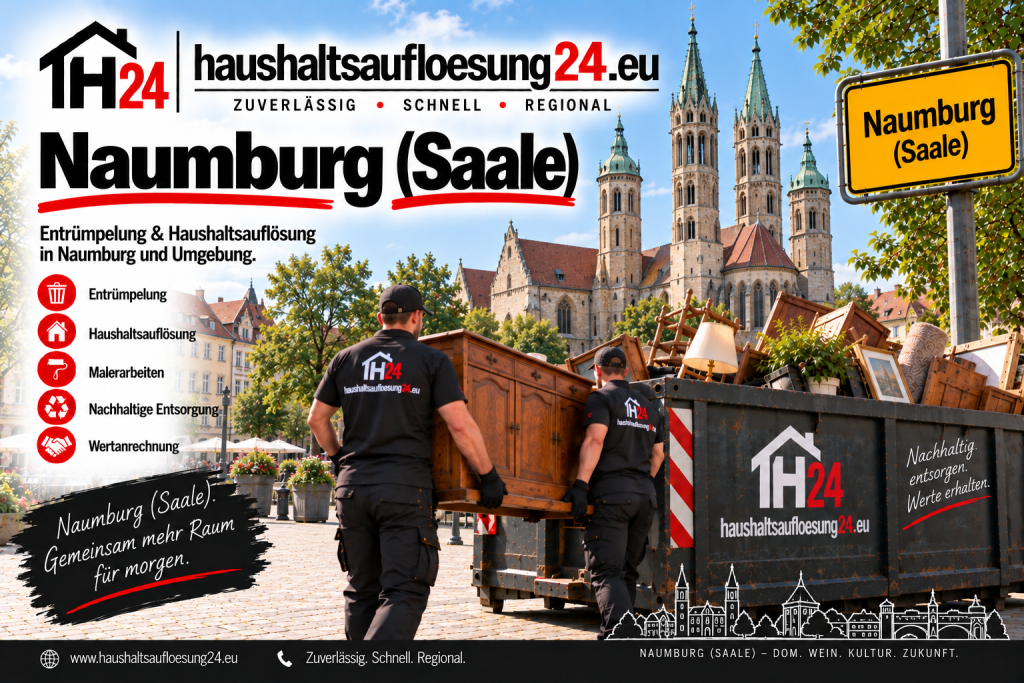 Illustratives Stadtmotiv Naumburg (Saale) zur Haushaltsauflösung und Entrümpelung